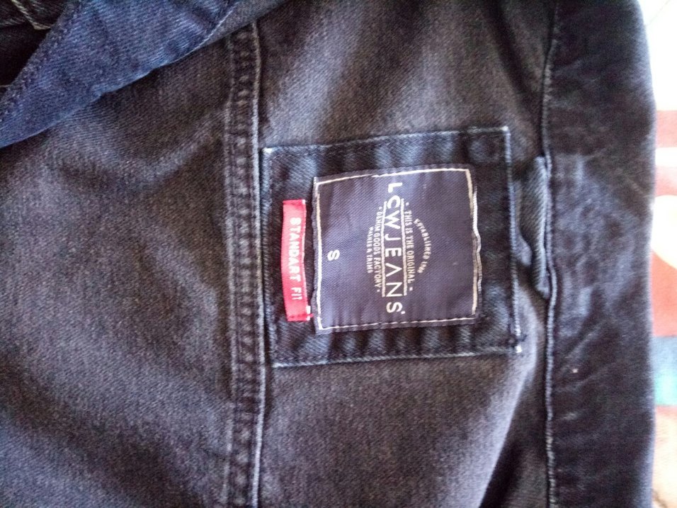 Düğmeli Lacivert Denim Erkek Ceket - Görsel 3