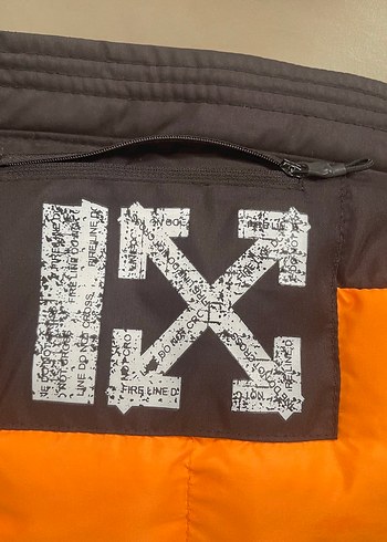 54 Beden siyah Renk Erkek Siyah Kapüşonlu Fermuarlı Off-White Mont