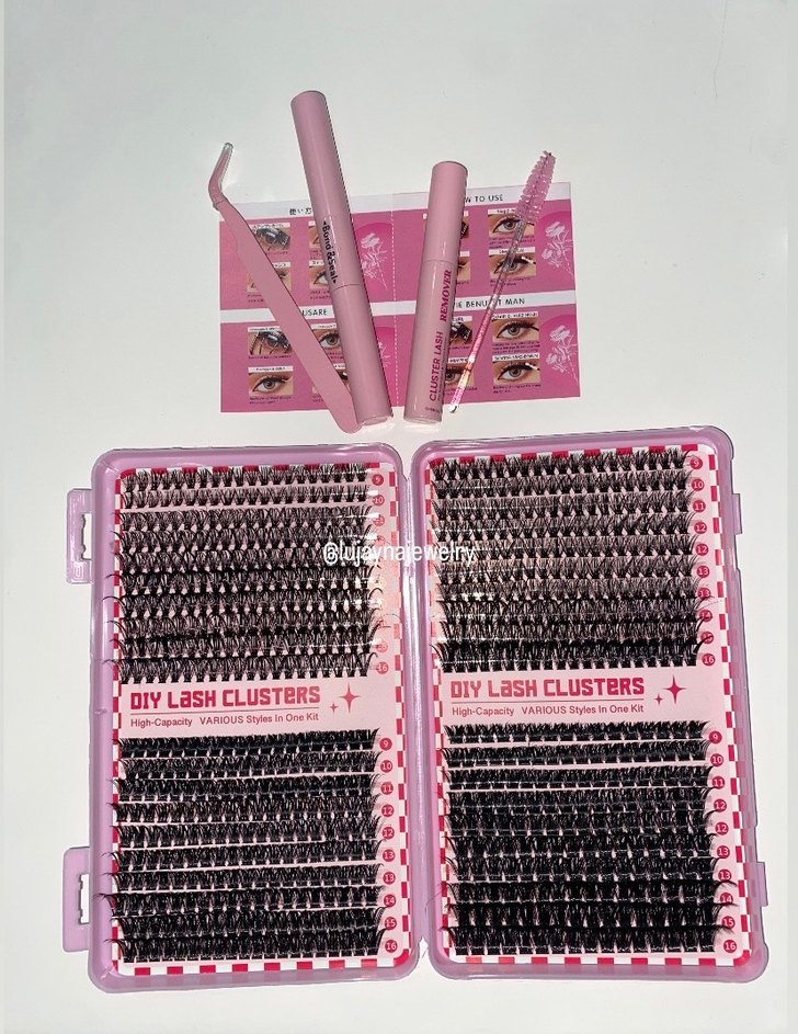 Takma kirpik seti + remover - Görsel 2