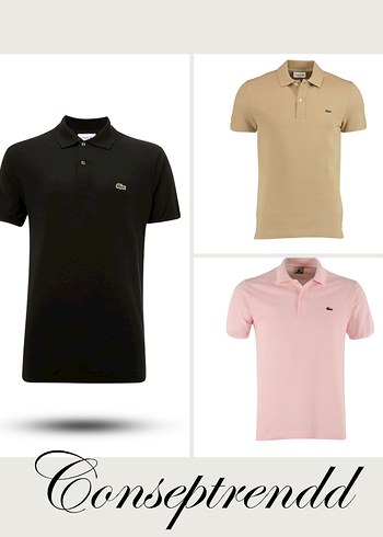 Polo Yaka Slim Fit Tişört Siyah