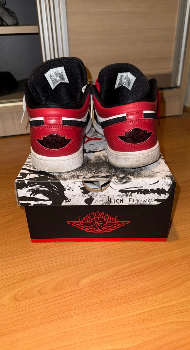 Air jordan 1 black toe - Görsel 3