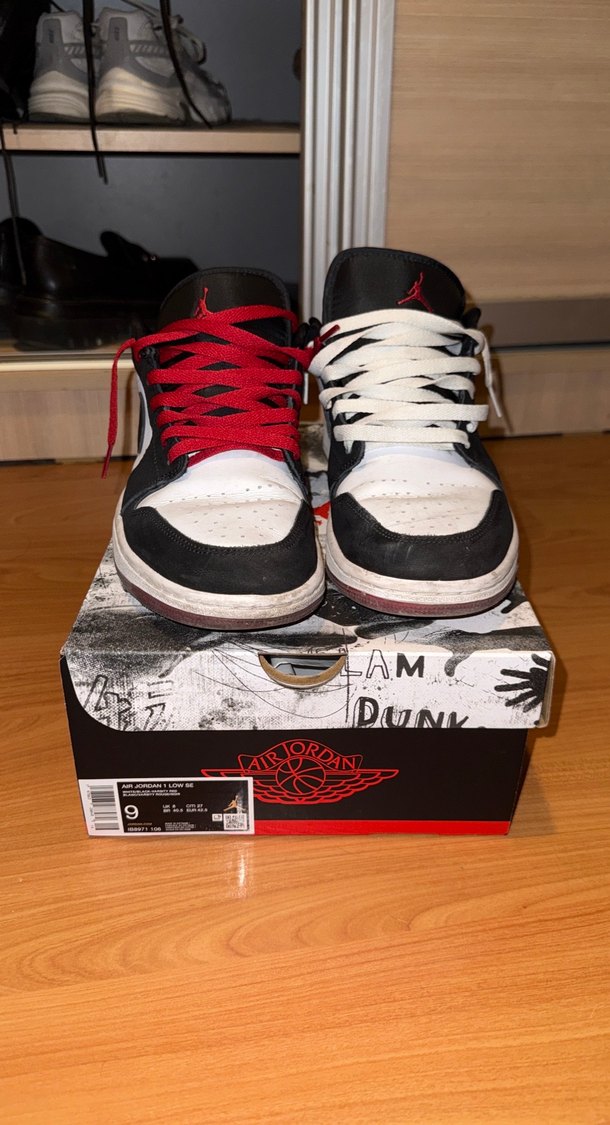 Air jordan 1 black toe - Görsel 2