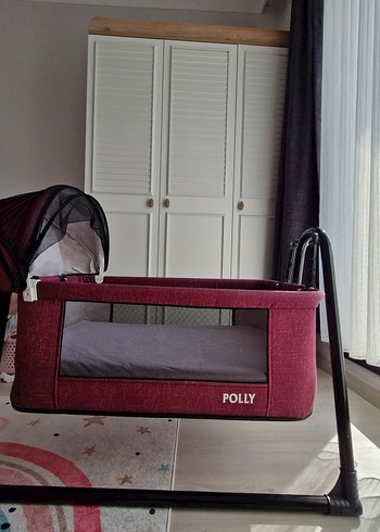 Bordo POLLY Beşik ve Sepet