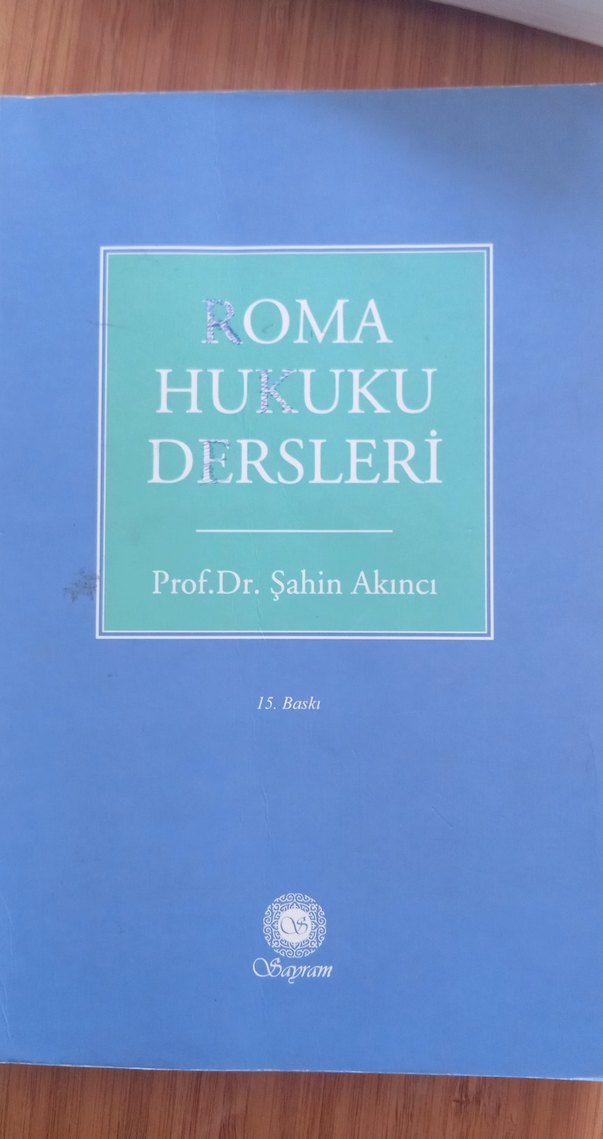 Roma Borçlar Hukuku ve Hukuku Dersleri Kitapları - Görsel 3