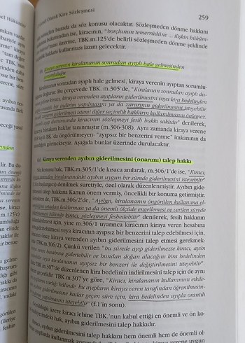 Borçlar Hukuku Dersleri - Özel Hükümler Kitabı