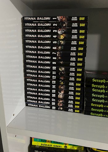 Titana Saldırı 1-19 Cilt Manga Seti
