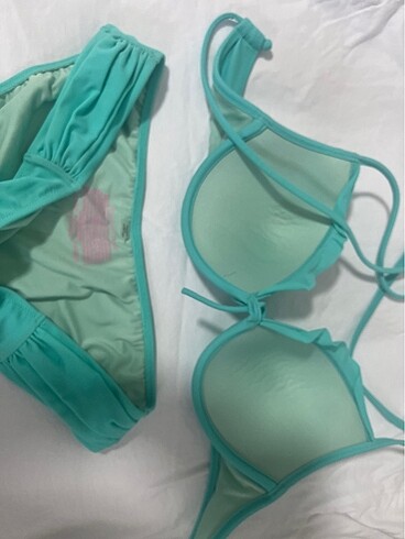s Beden turkuaz Renk Bikini temiz