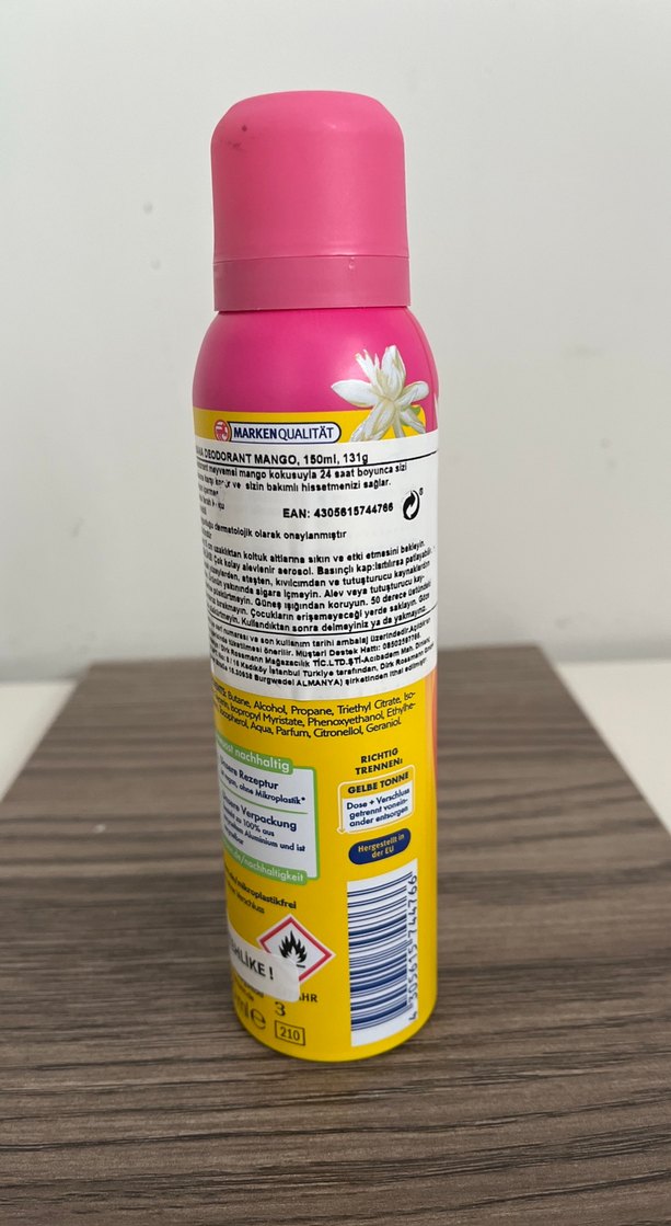 Isana Mango Kadın Deodorant Sprey 24 Saat - Görsel 2