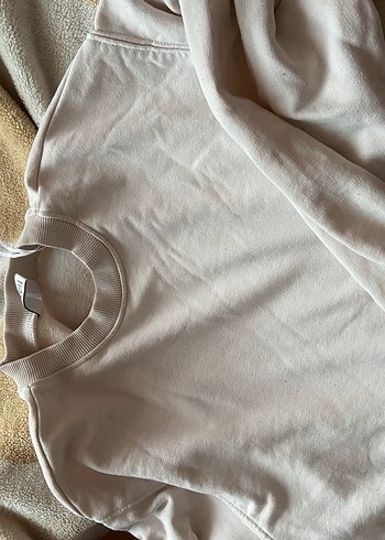 Kızlar için Nakışlı Fermuarlı Gri Sweatshirt - Görsel 2