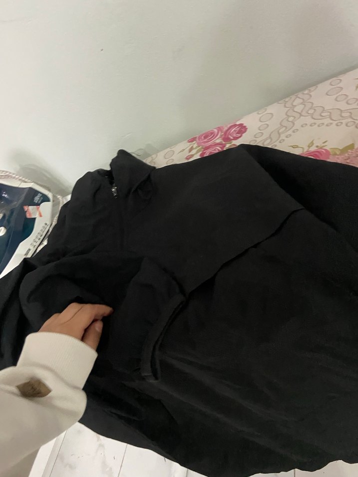 Erkek Siyah Fermuarlı Yağmurluk ve Rüzgarlık - Görsel 3