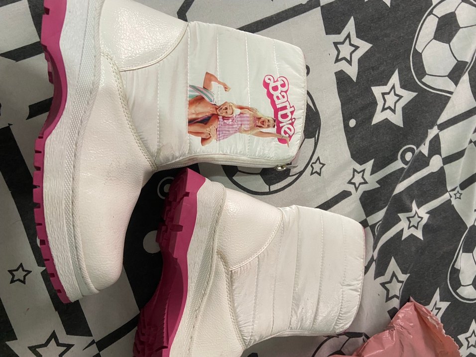 Kız Çocuk Pembe Baskılı Rock Punk Spor Ayakkabı - Görsel 3