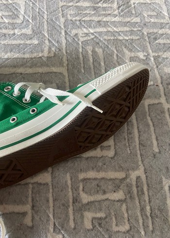 Converse Converse Yeşil Düz Tabanlı Sneakers
