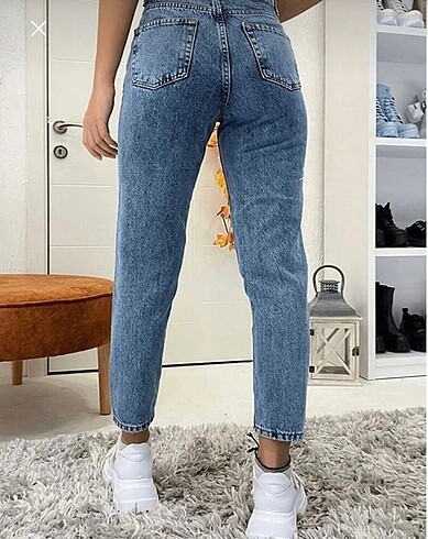 Diğer YÜKSEK BEL MOM JEAN KOT PANTOLON