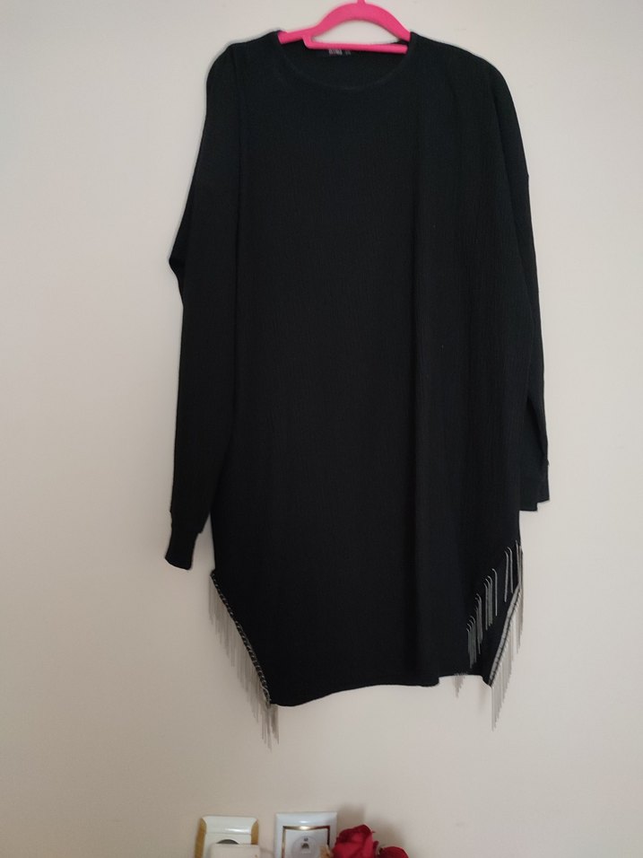 metal püsküllü tunik - Görsel 2