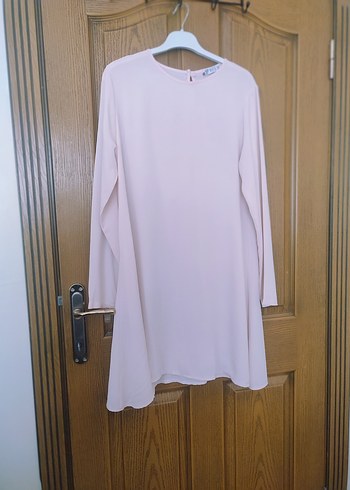 Uzun Kollu Mor Midi Tunik - Görsel 2