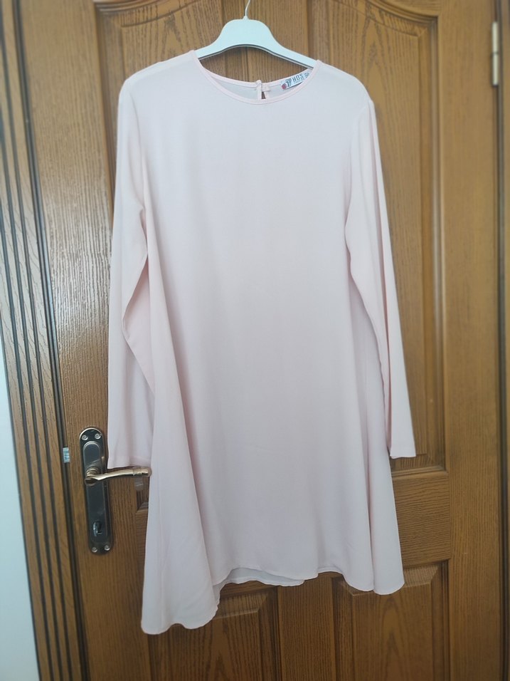 Uzun Kollu Mor Midi Tunik - Görsel 3