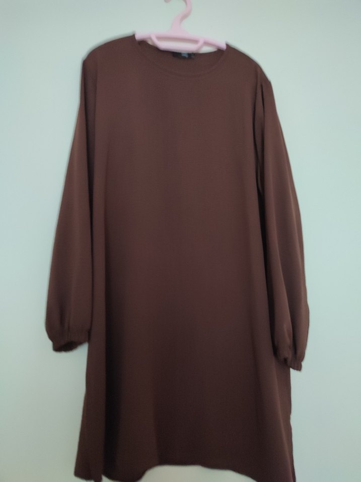 Diger Kadın Kahverengi Uzun Kollu Tunik - Görsel 2