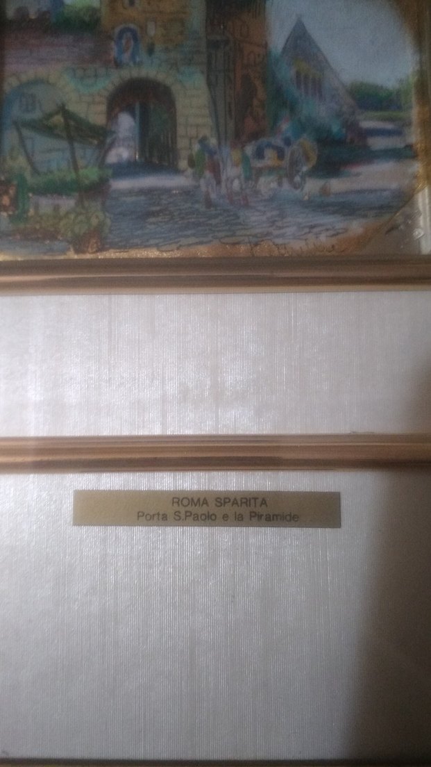 Altın Renkli Çerçeveli Küçük Tablo - Görsel 2