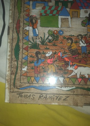 Renkli El Yapımı Manzara Tablosu - Görsel 2