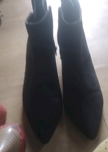 Kırmızı Tokalı Kadın Dolgu Topuk Ayakkabı 3 u tek fiyat - Görsel 7