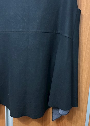 Siyah Yüksek Yakalı Örgü Kolsuz Kadın Kazak - Görsel 7