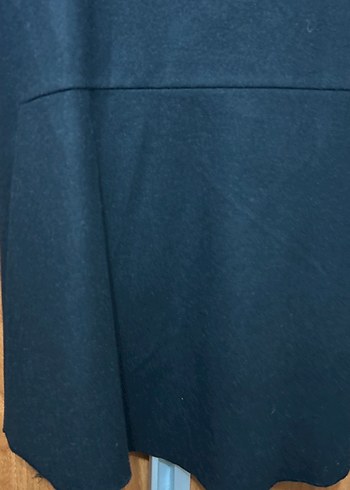 Siyah Yüksek Yakalı Örgü Kolsuz Kadın Kazak - Görsel 5