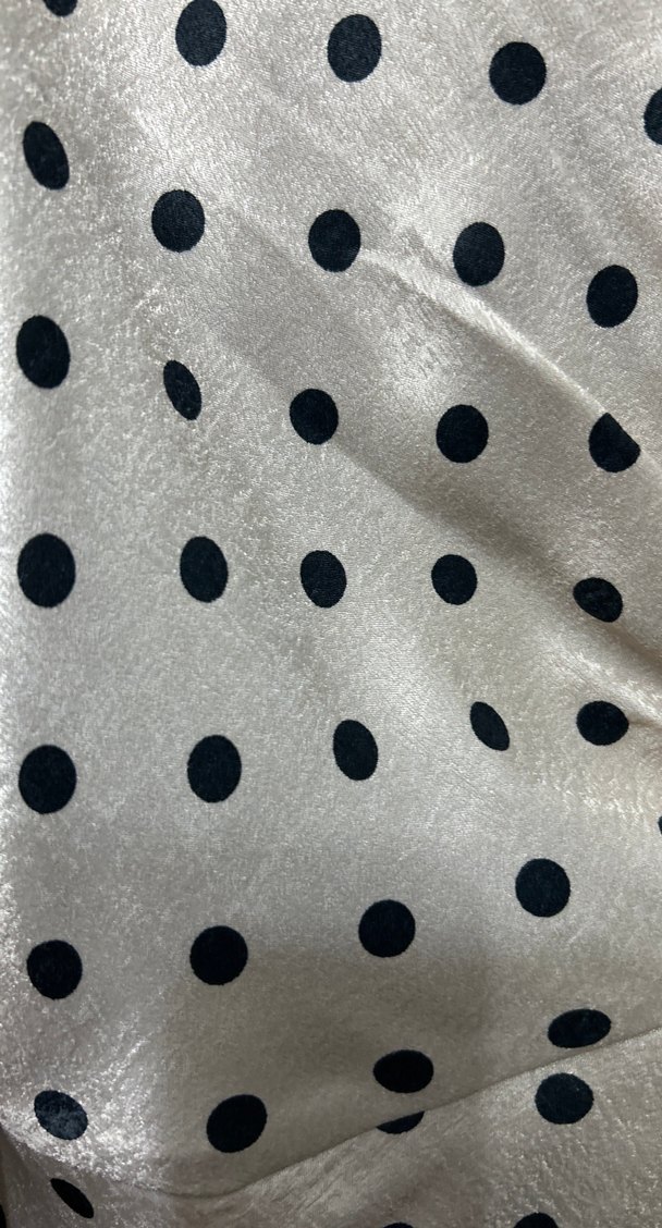 Gri Puantiyeli V Yaka Kadın Bluz - Görsel 5