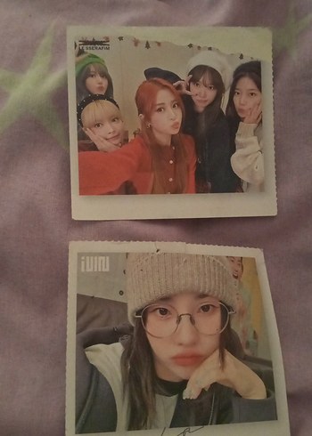 K-pop Üyelerinin Fotoğraflı Dergi Kartları(gidle+le ssserafim)