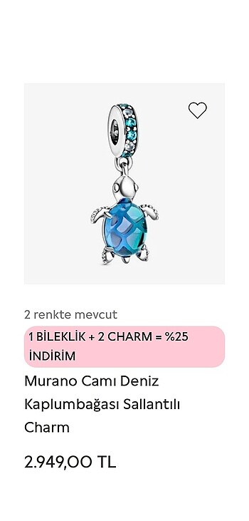 Pandora charm