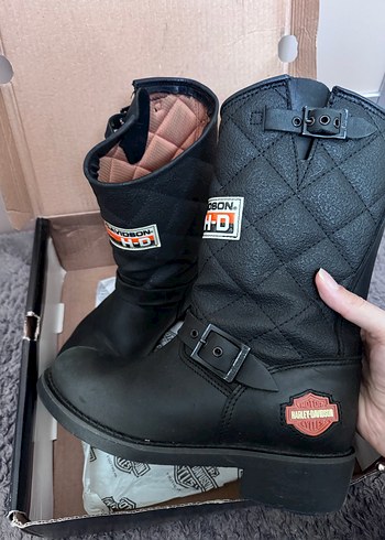 Orijinal harley davidson kadın botu