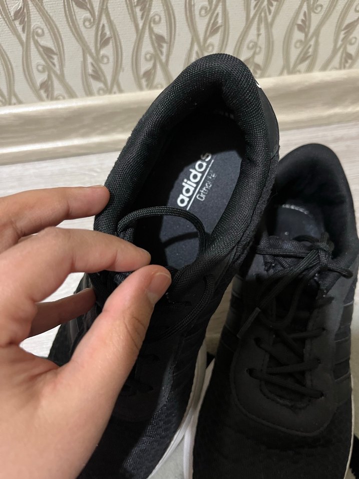 Siyah Bağcıklı Kadın Spor Ayakkabı - Görsel 2