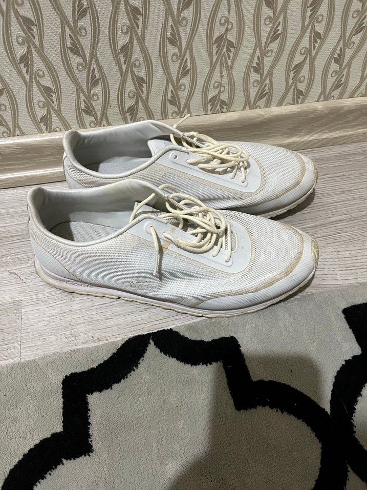 Beyaz Bağcıklı Kadın Spor Ayakkabı - Görsel 2