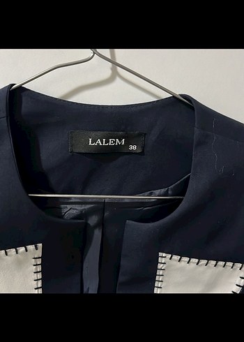 Deri Mini Kadın Blazer Ceket etek takım - Görsel 2