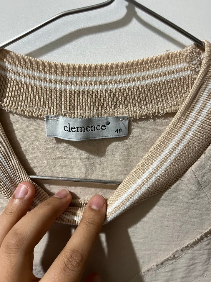 Bej Kadın Uzun Kollu tesettür ikili takım - Görsel 2