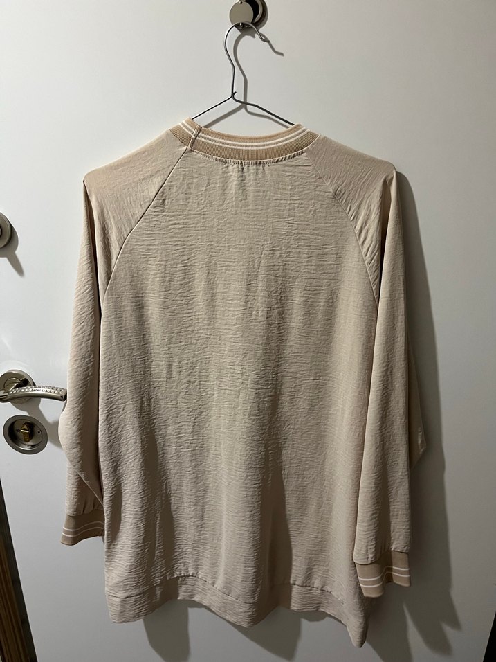 Bej Kadın Uzun Kollu tesettür ikili takım - Görsel 4