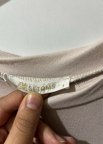 Drapeli Uzun Kollu Bej ikili takım - Görsel 3