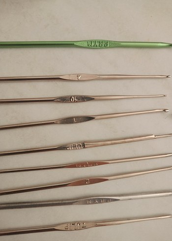 9 Adet Tığ Seti - Görsel 2