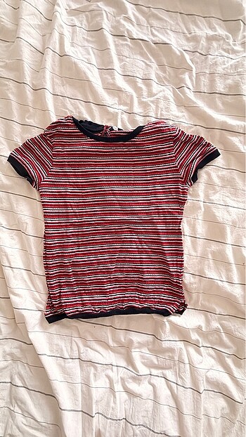 çizgili t-shirt