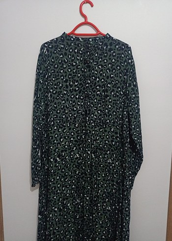 Viskon tesettür elbise - Görsel 6