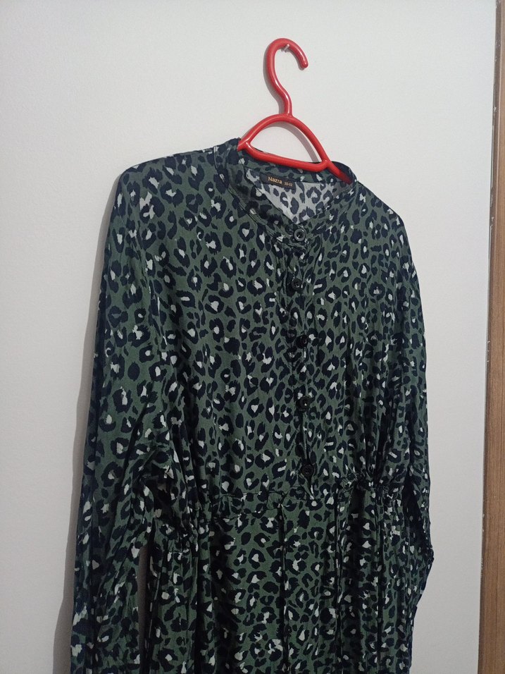 Viskon tesettür elbise - Görsel 4