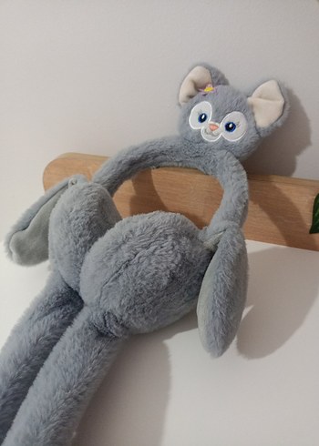 Gri Peluş Kulaklık - Görsel 7