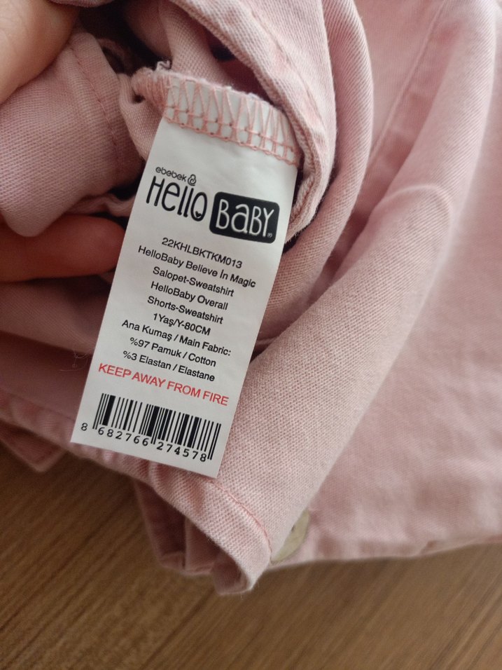 Kız Çocuk Pembe Fırfırlı Askılı Tulum - Görsel 2