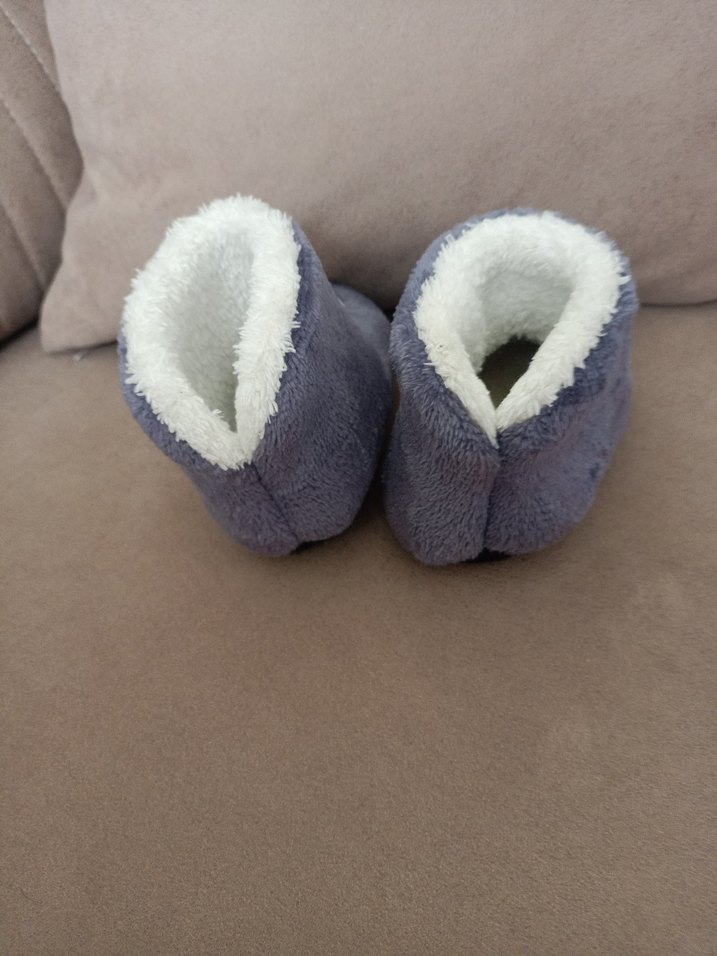 Kürklü Nakışlı Ev Terliği - Görsel 5