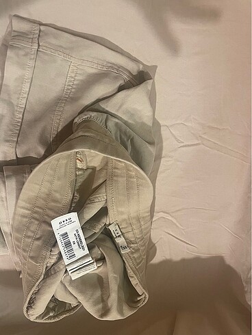 oxxo Oxxo marka xs kadın pamuklu bej keten şort