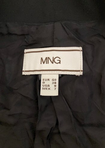 Düğmeli Siyah Kadın Blazer Ceket - Görsel 2