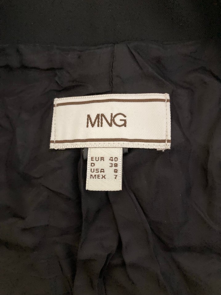 Düğmeli Siyah Kadın Blazer Ceket - Görsel 2