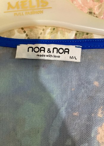 Uzun Kollu Mavi Drapeli Kadın Bluz - Görsel 2