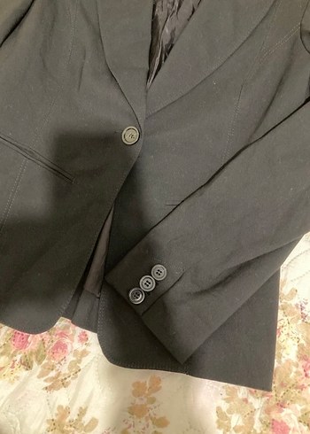 Siyah Kadın Ofis Blazeri - Görsel 3