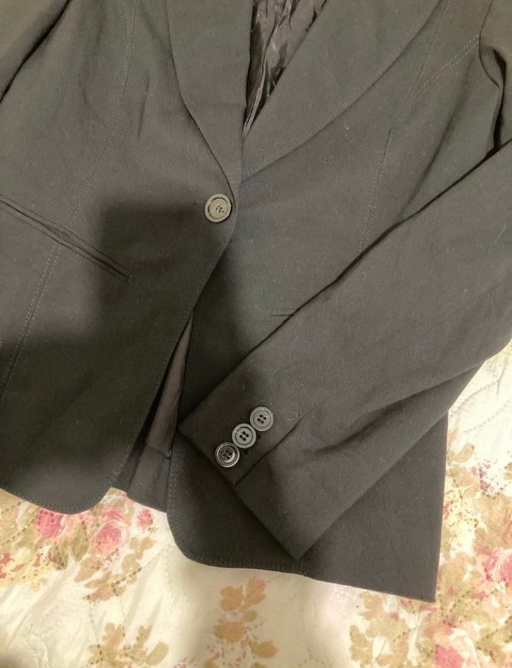 Siyah Kadın Ofis Blazeri - Görsel 3