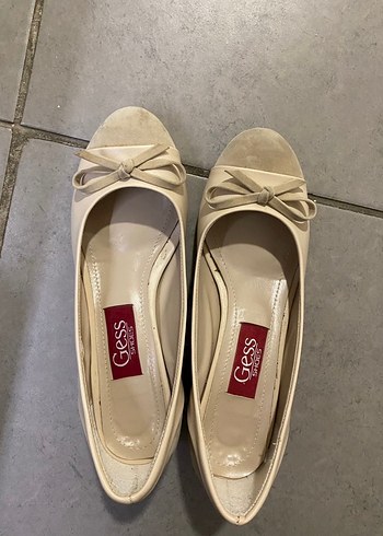 Topuklu bej babet - Görsel 2